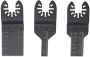 Set di lame oscillanti per multitool - 3 pezzi - per lavorazione del legno e del metallo - adatto per il plastico - inclusa lama oscillante