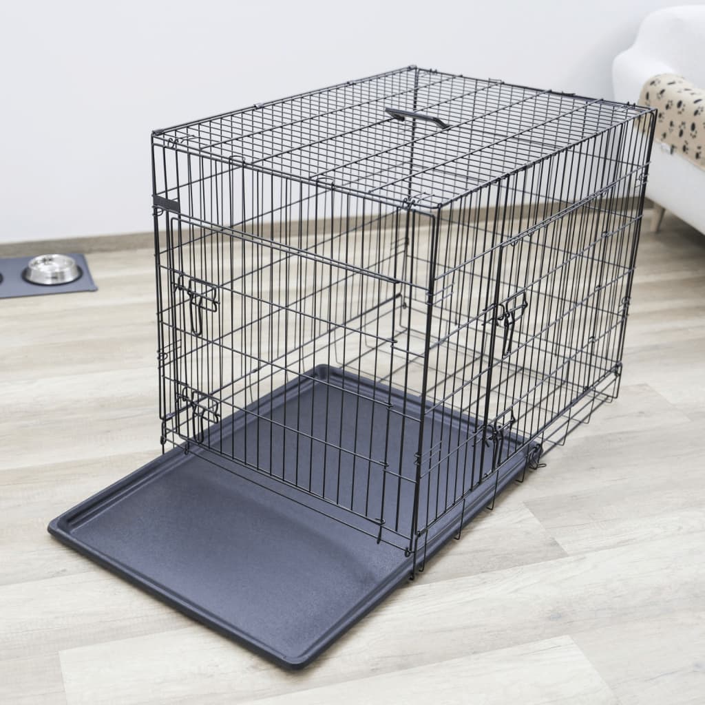 Kerbl Gabbia per Cani 92x63x74 cm Nera 442042