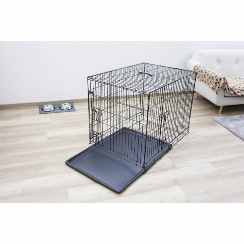 Kerbl Gabbia per Cani 92x63x74 cm Nera 442042
