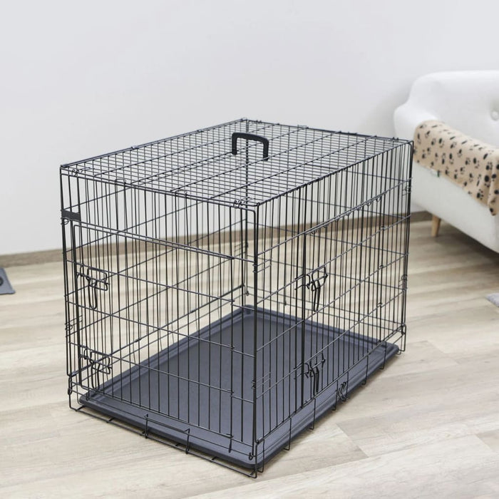 Kerbl Gabbia per Cani 92x63x74 cm Nera 442042