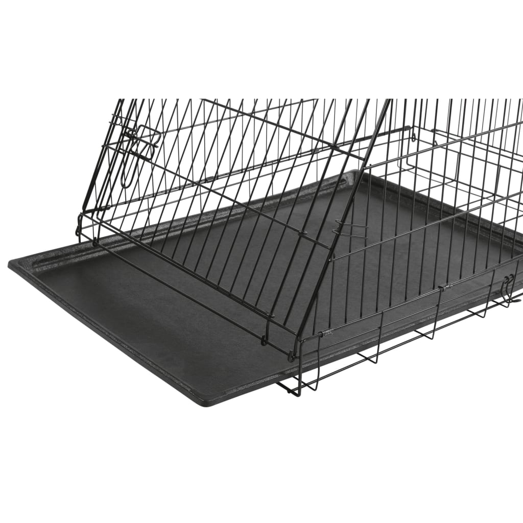 Kerbl Gabbia per Cani 107x74x85 cm Nera 442045