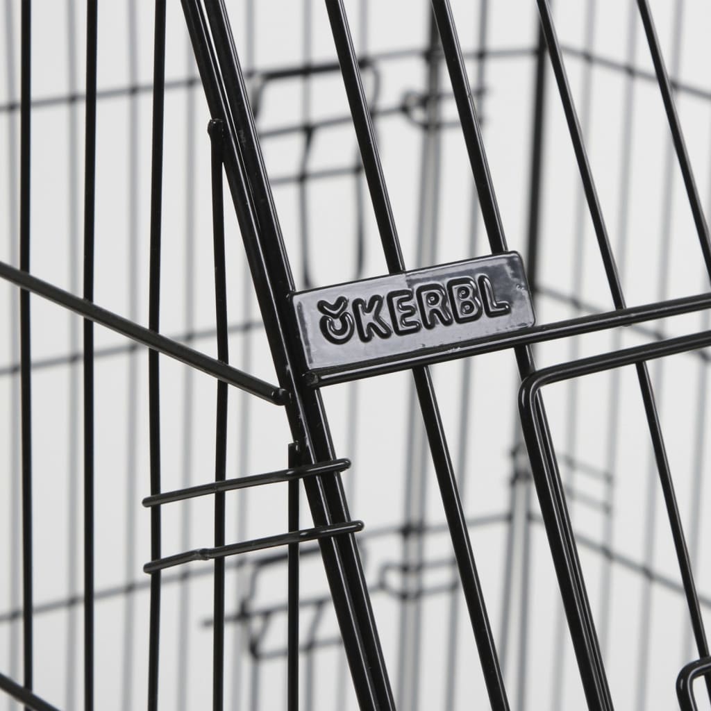 Kerbl Gabbia per Cani 107x74x85 cm Nera 442045