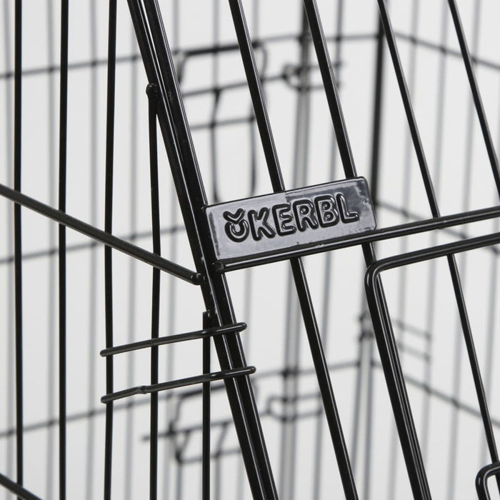 Kerbl Gabbia per Cani 107x74x85 cm Nera 442045