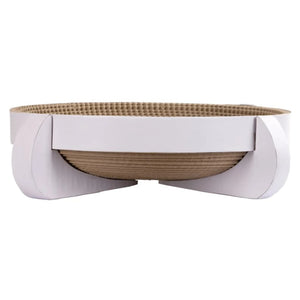 Kerbl Lettino Tiragraffi per Gatti Platinum 35x35x10 cm Bianco 445268