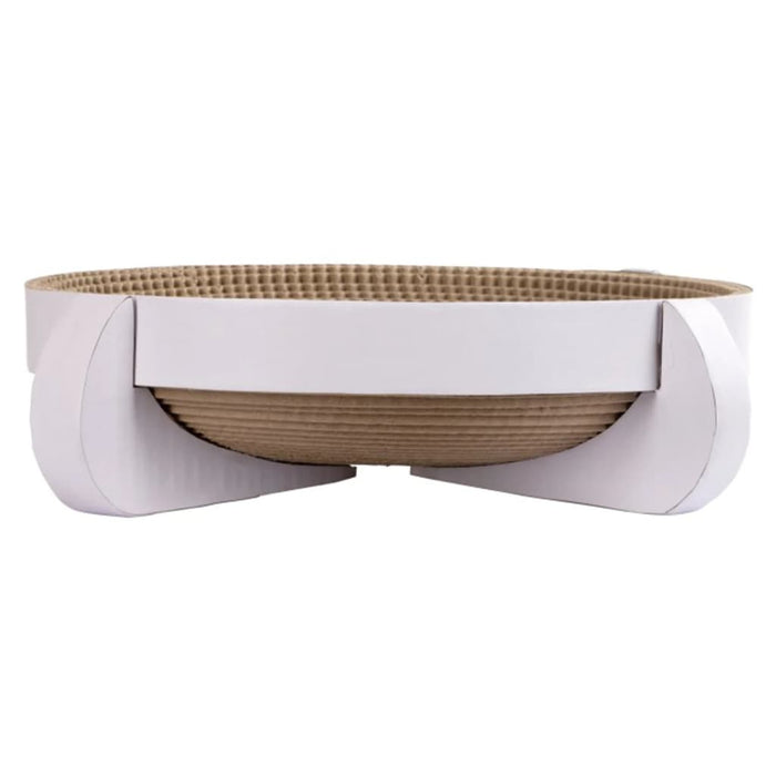 Kerbl Lettino Tiragraffi per Gatti Platinum 35x35x10 cm Bianco 445268