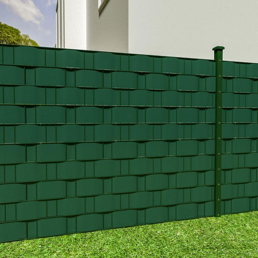Pellicola privacy frangivento, protezione anti-guardie, recinzione, PVC verde, 70 m 2208240