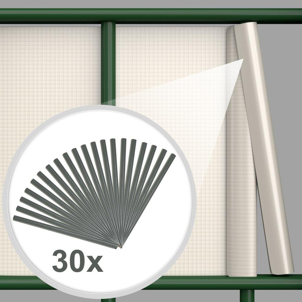 Schermo privacy Pellicola frangivento anti-peepers schermo per recinzione PVC grigio 70 m 2208212