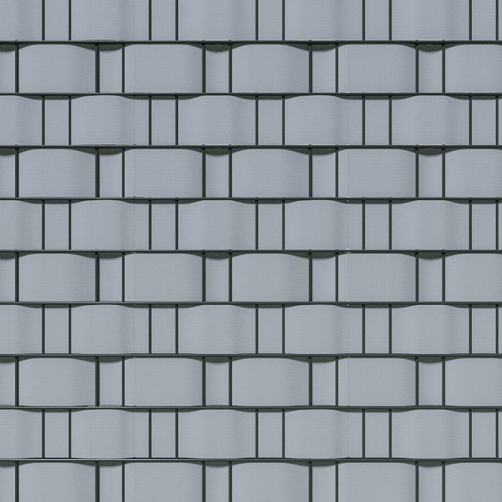 Schermo privacy Pellicola frangivento anti-peepers schermo per recinzione PVC grigio 70 m 2208212