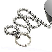 Tappo con catena e placca inox