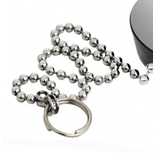 Tappo con catena e placca inox