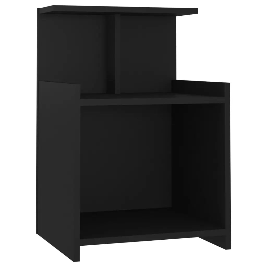 Comodini 2 pz Nero 40x35x60 cm in Truciolato cod mxl 60196