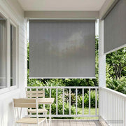 Tenda a Rullo Esterno Blocco UV 90% Grigio Chiaro 100 x 230 cm 42036131