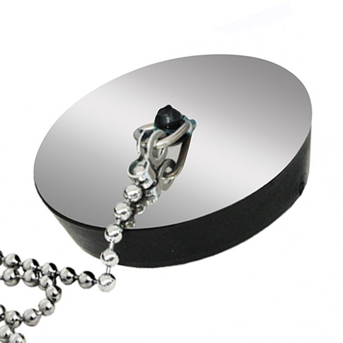 Tappo con catena e placca inox