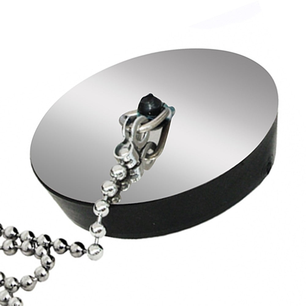 Tappo con catena e placca inox