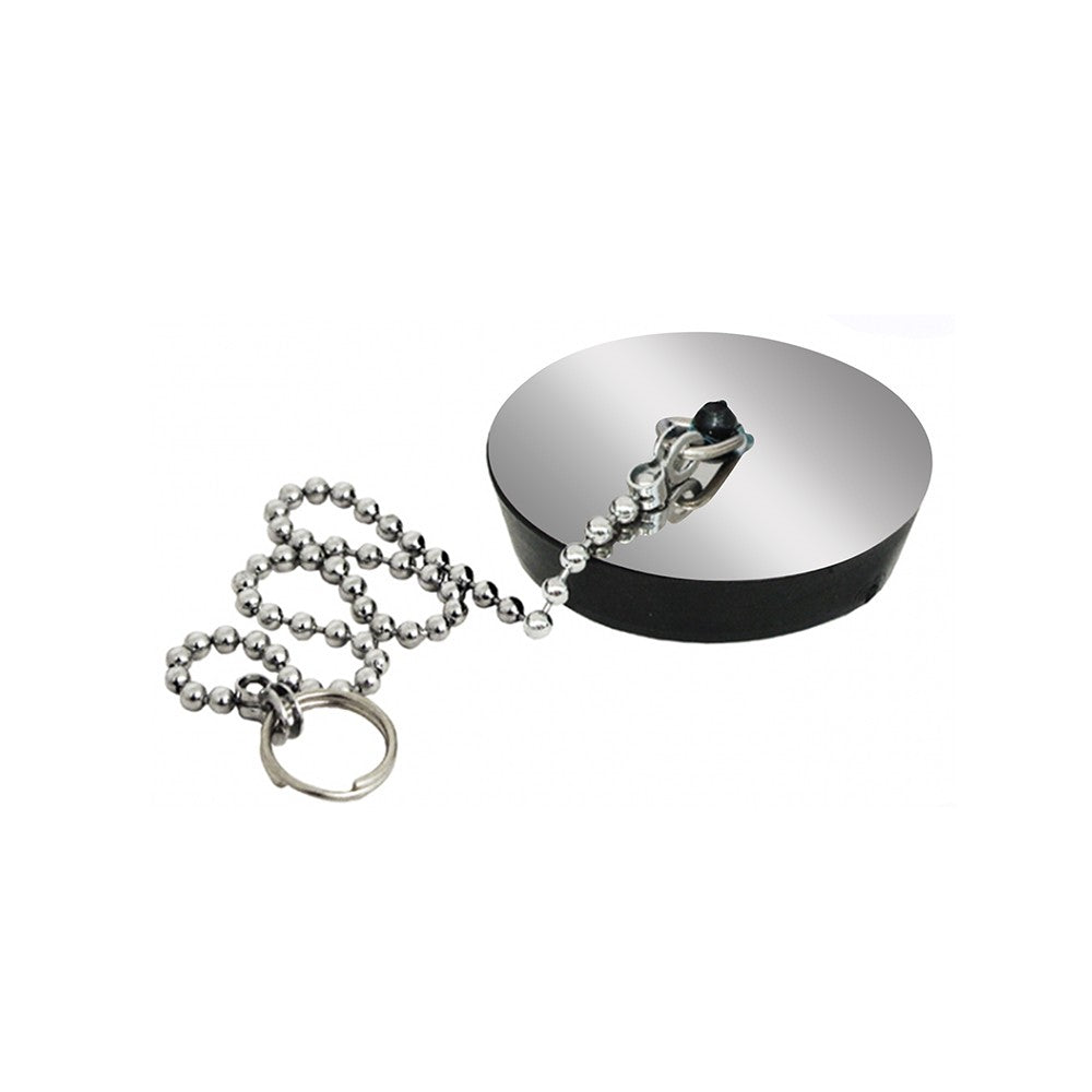 Tappo con catena e placca inox