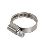 Fascetta stringitubo SERFLEX nastro 9mm acciaio bordi rialzati tondi+misure Ø 25 - 40