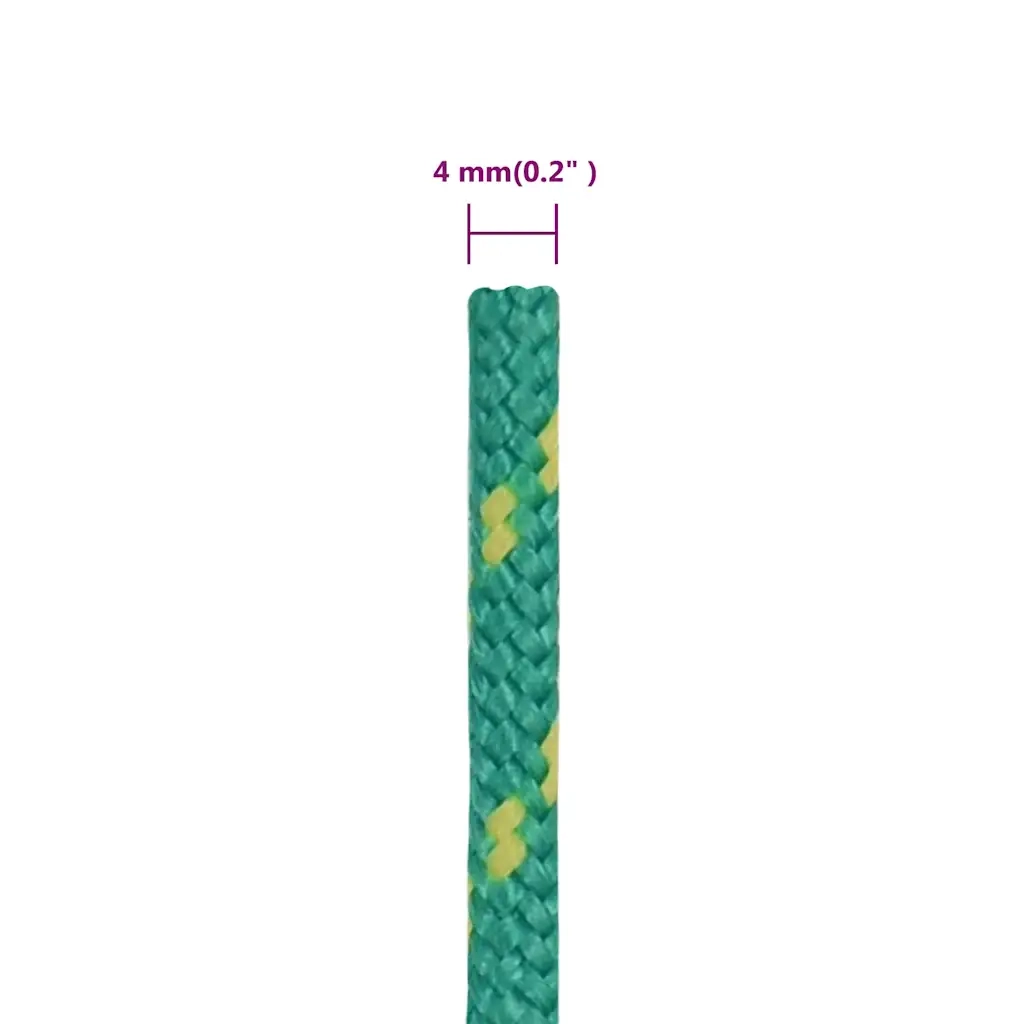 Corda per barca Verde 4 mm 500 m in Polipropilene 152702