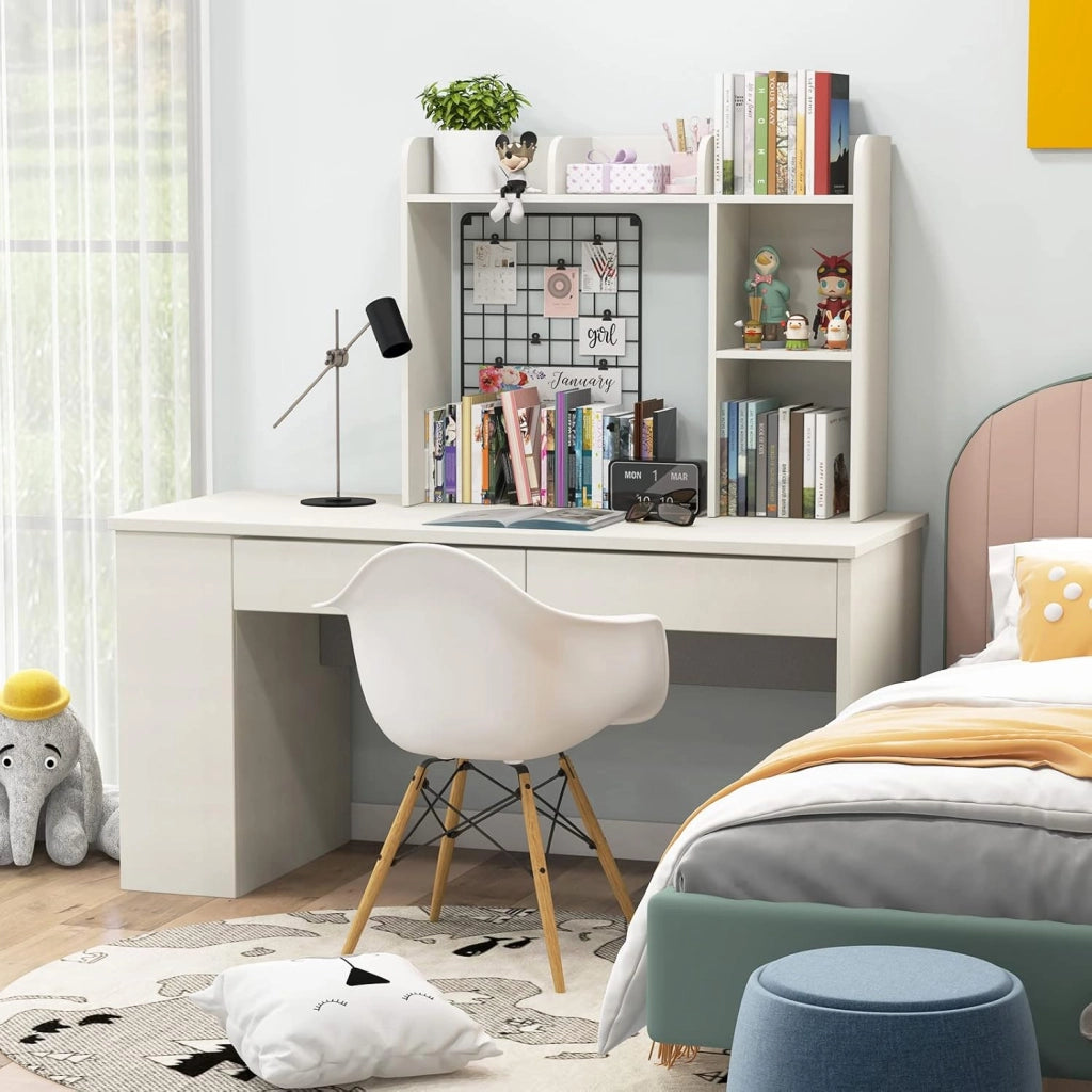Scaffale con 5 Cassetti in Stile Moderno,Libreria Facile da Montare, 94x25x74 cm, 3 Colori