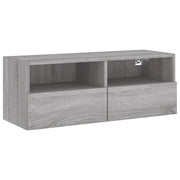 Mobile TV a Parete | Armadietto TV | Mobile Porta TV Grigio Sonoma 80x30x30 cm Legno Multistrato