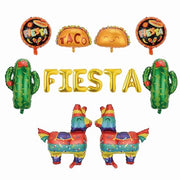 Decorazioni per Feste 9 Pezzi - Palloncini in Materia Plastica - Stile Messicano
