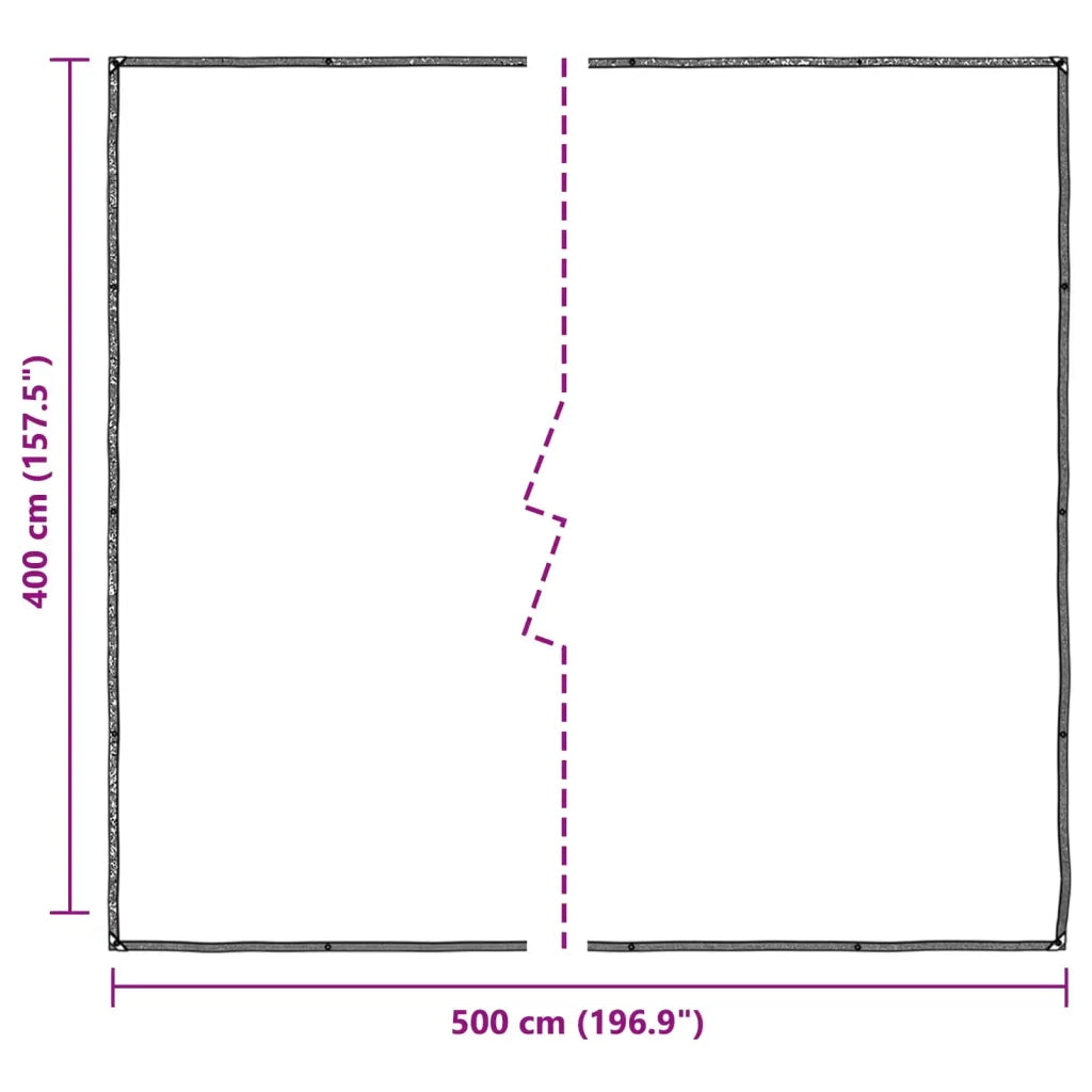 Copertura per Piante Trasparente 4 x 5 m PE CFW3336286