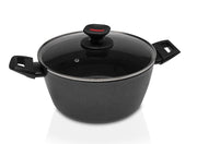 Pentola Casseruola Antiaderente con Coperchio Evolution Zanetti 24 cm
