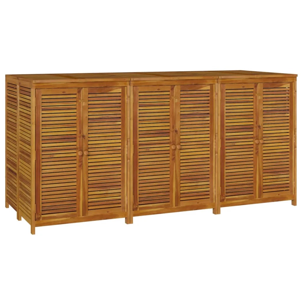 Cassapanca da giardino/box 210 x 87 x 104 cm legno massello di acacia 02_0013021