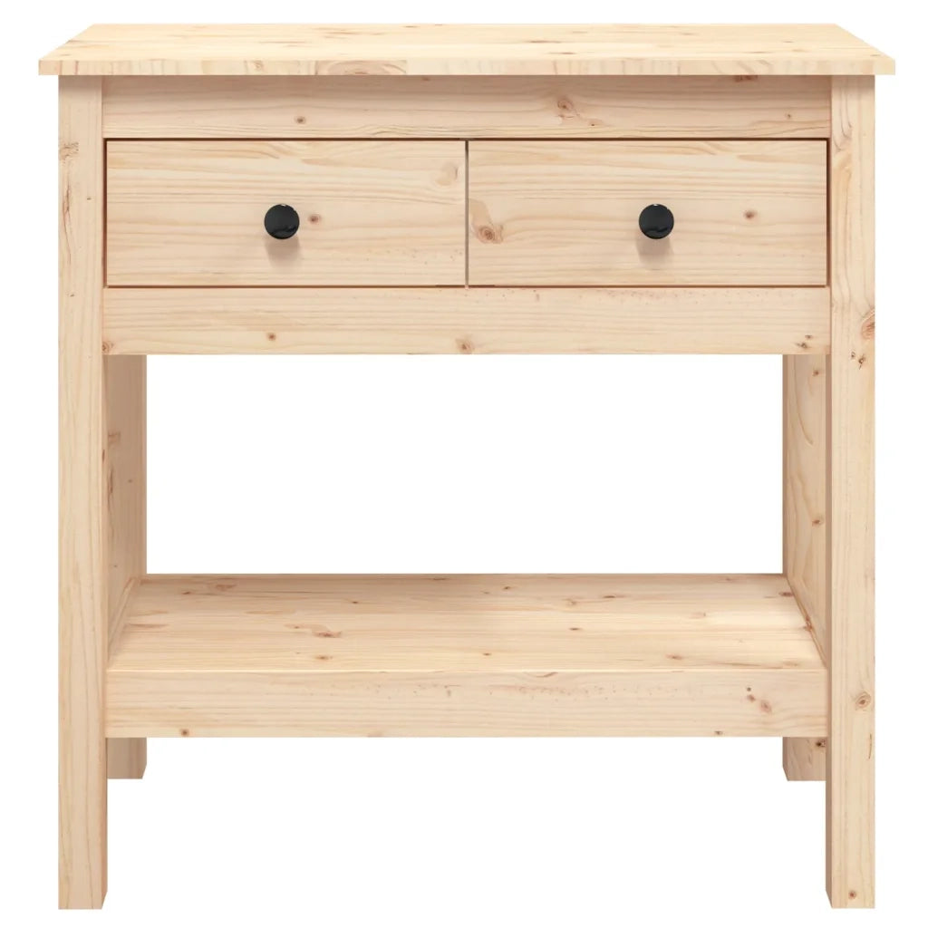 Tavolo Consolle | Tavolo d'Ingresso 75x35x75 cm in Legno Massello di Pino