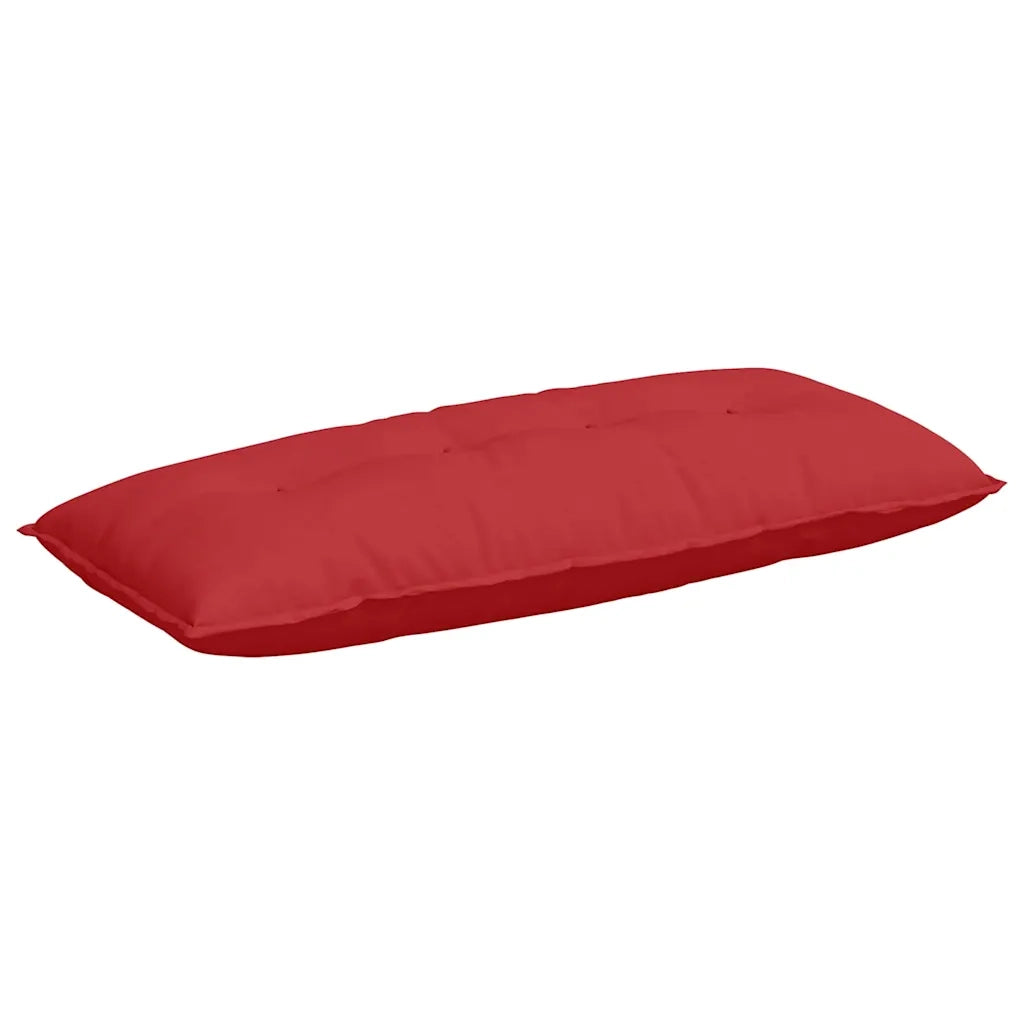 Cuscino per Schiena | Cuscino dorsale Rosso 120 x 19 x 50 cm Tessuto