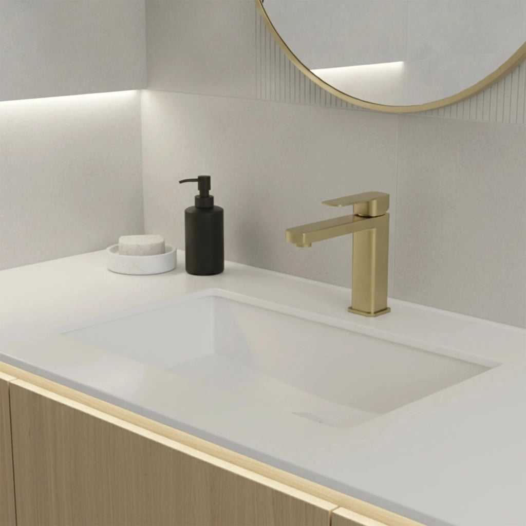 Rubinetto Da Bagno Rea Arlo Brush Gold