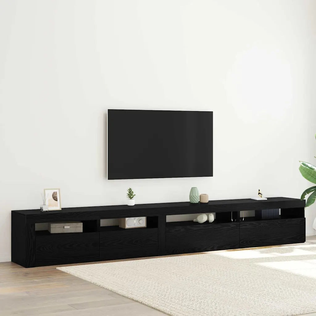 Set mobile TV 3 pcs Rovere Nero 270 x 35 x 40 cm 3332509
