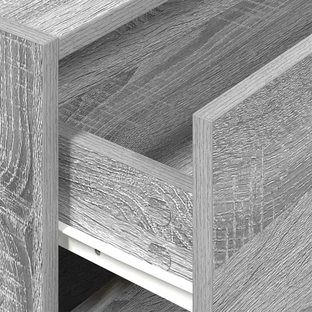 vidaXL Armadio con 2 Cassetti Grigio Sonoma 60x31x40 cm in Truciolato