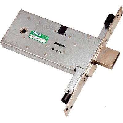 SERRATURA METALLO INFILARE 41823 MOTTURA  B.Q ZIN F.MM 25 DM M4 TRIPL+SCR H.MM 82 E.MM 70