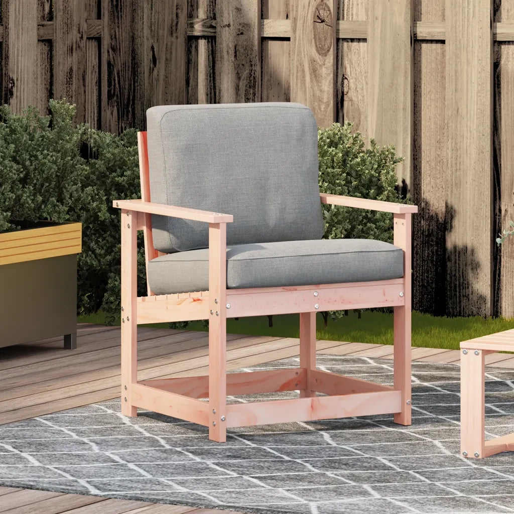 Sedia da patio-Sedia da Giardino 62x56x77 cm in Legno Massello di Douglas
