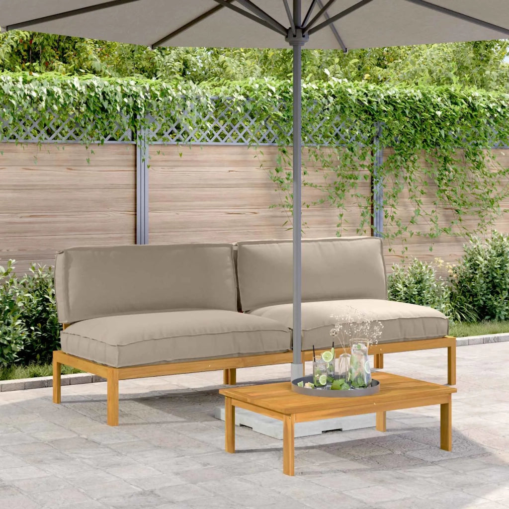 Set di divani Talpa 240 x 92 x 69 cm Legno di Acacia Massello 3418221