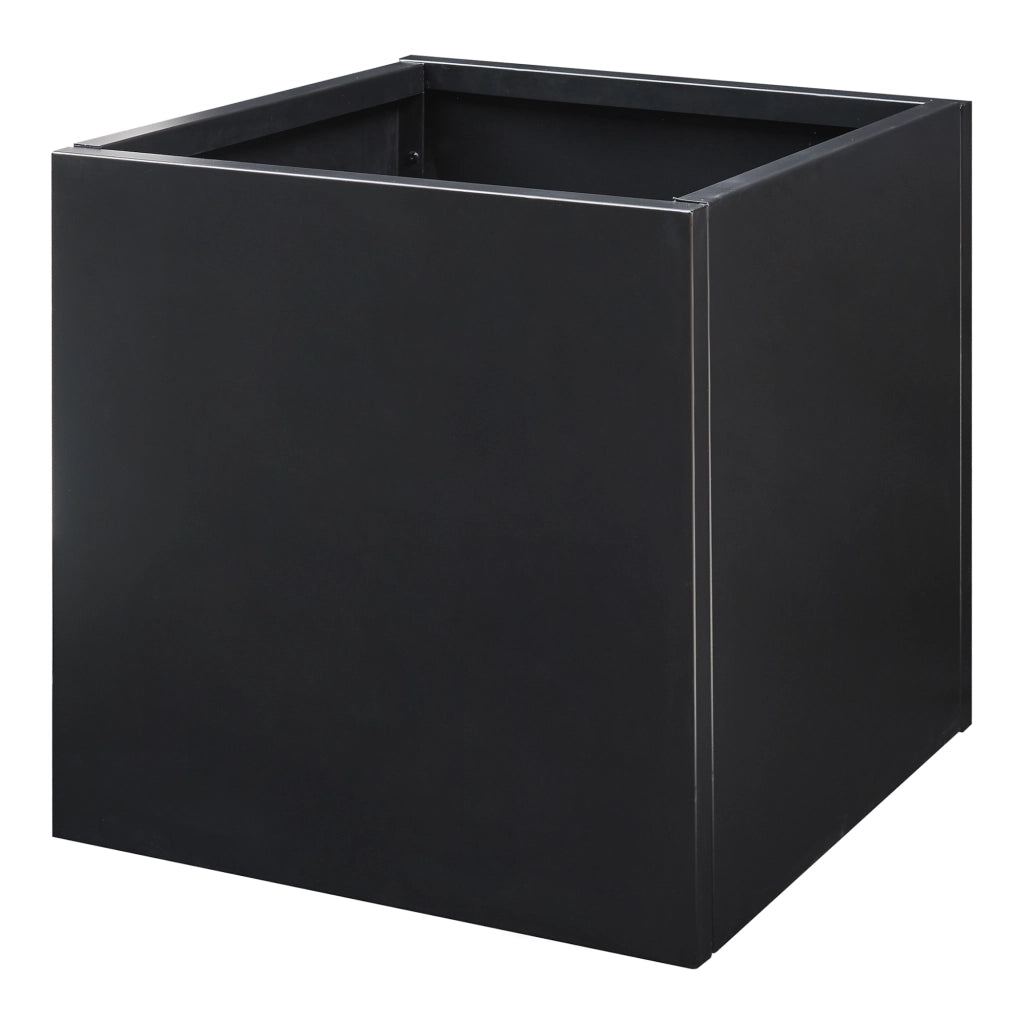 Fioriera Vaargel in Acciaio Portafiori 60x60x60 cm - Nero casa.pro