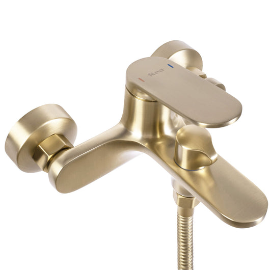 Rubinetto Da Vasca Rea Marco Brush Gold