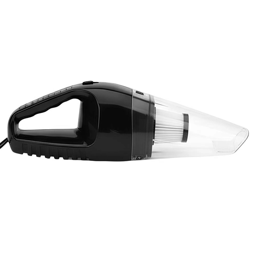Aspirapolvere compatto con filo 80W per la pulizia interna del veicolo DC12V Nero trasparente Avizar