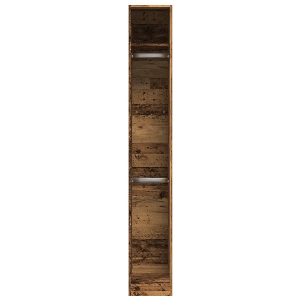Armadio Legno Antico 30x50x200 cm in Legno Multistrato