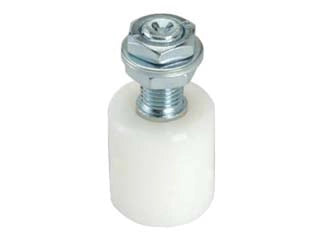 OLIVA PER CANCELLO IN NYLON BIANCO ART.450- - ø mm.25x30h. - 4 pezzi COMBI