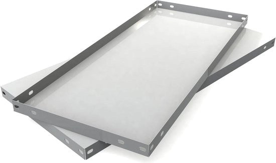 Rack metallico 900 x 500 x 35 mm bianco - prezzo unitario - rack di archiviazione