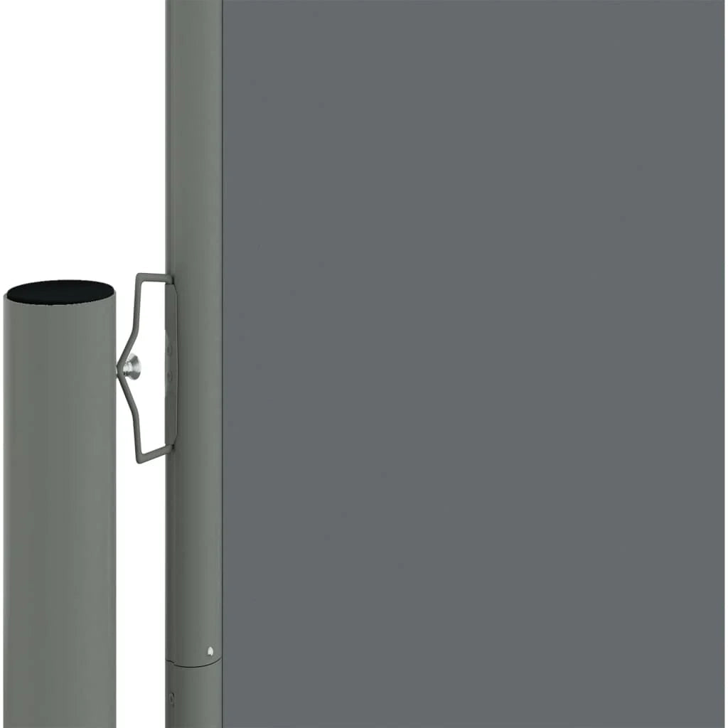 Tenda da sole laterale retrattile/schermo privacy per patio giardino terrazza balcone 117 x 1200 cm antracite 02_0007107