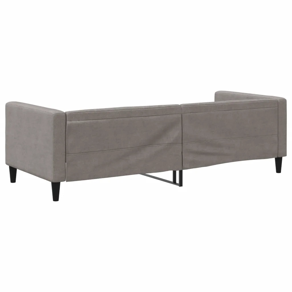 Letto da Giorno Tortora 80x200 cm in Tessuto