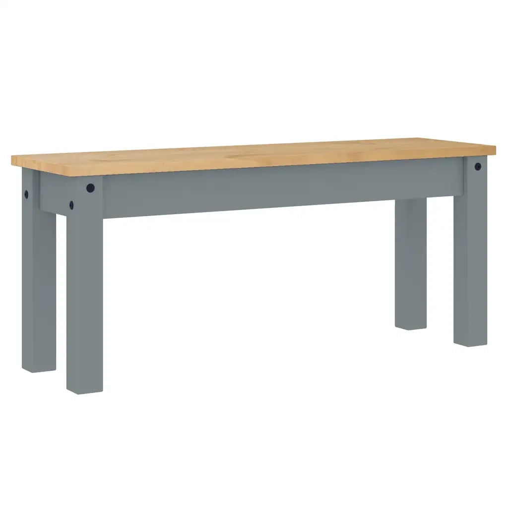 Set da Pranzo 3 pz PANAMA Grigio in Legno Massello di Pino 3345165