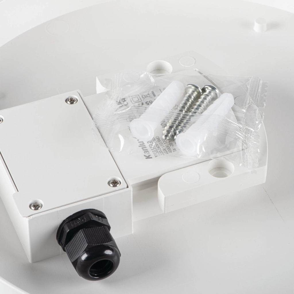 Plafoniera LED quadrata 20cm 19W 4000K IP65 Kanlux bianca