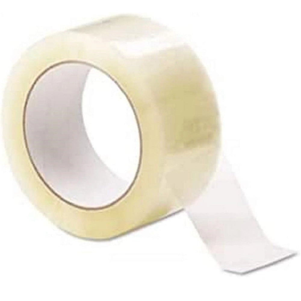 Trade Shop - Rotolo Nastro Adesivo 45mm X 300mt Imballo Pacchi Resistente Trasparente Chiaro -