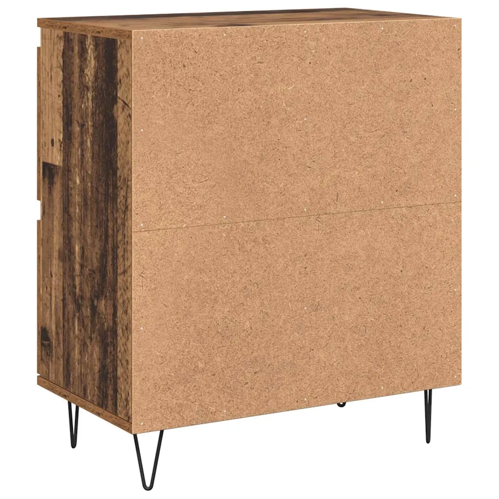 vidaXL Sideboards 2 pcs Legno vecchio 120 x 35 x 70 cm