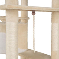 Tiragraffi per gatti 204 cm beige/bianco 3708114