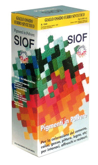 ossido in polvere gr. 500 col. giallo fiore cod:ferx.vit11265