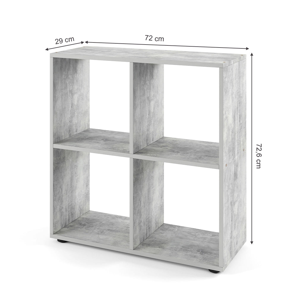 Vicco Scaffale Calcestruzzo 72.6 x 72 cm